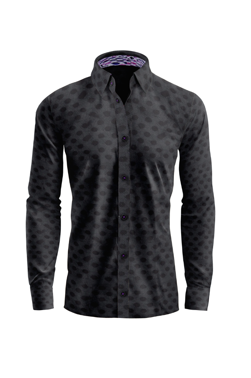 Vercini black piku shirt