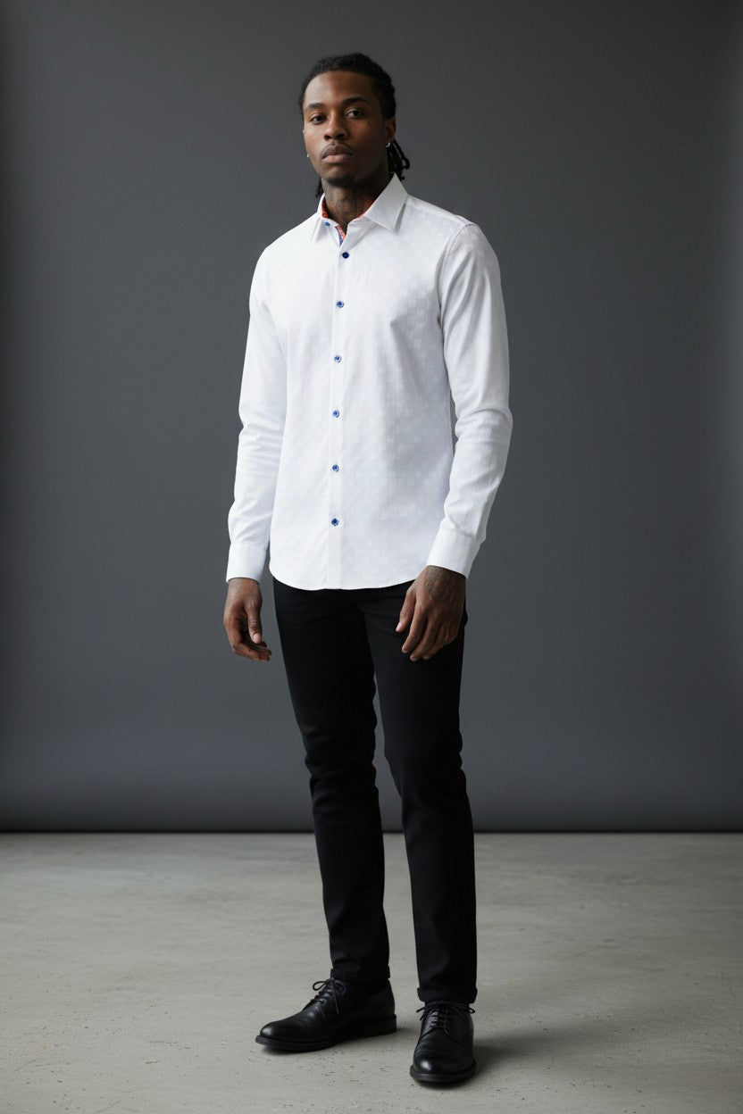 Vercini Classic Elegance White Shirt
