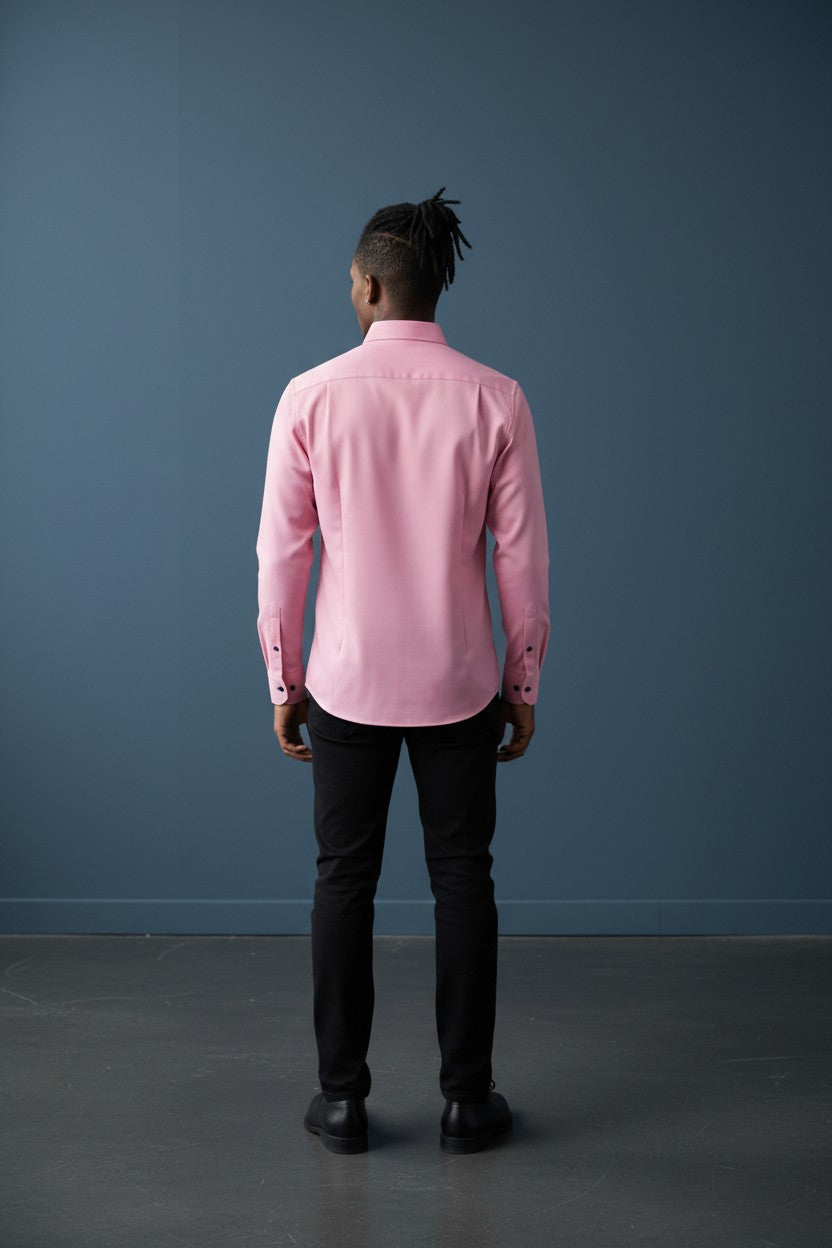 Coral Charm Casual Cotton Shirt