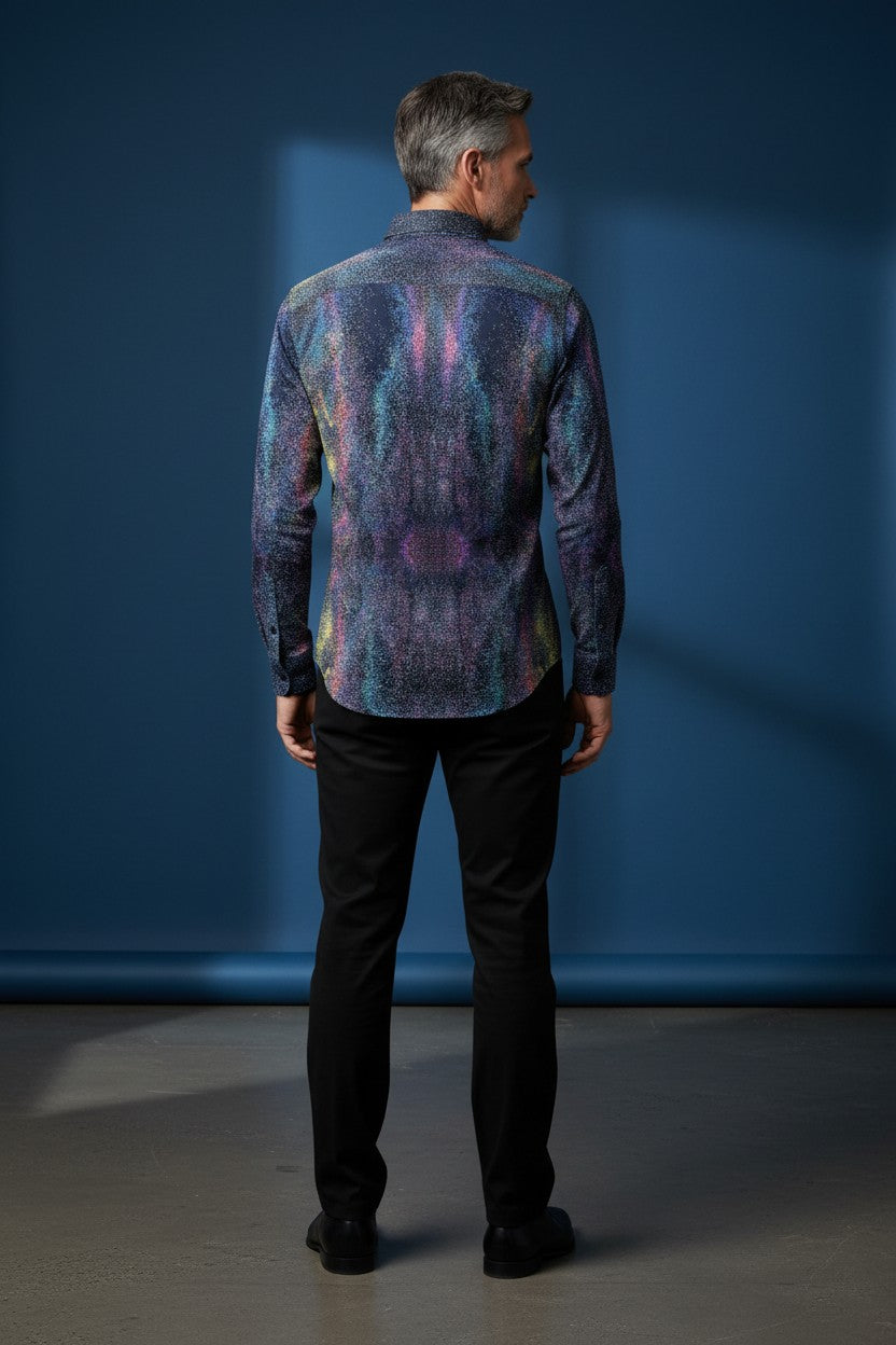 Vercini Purple Glitter Shirt
