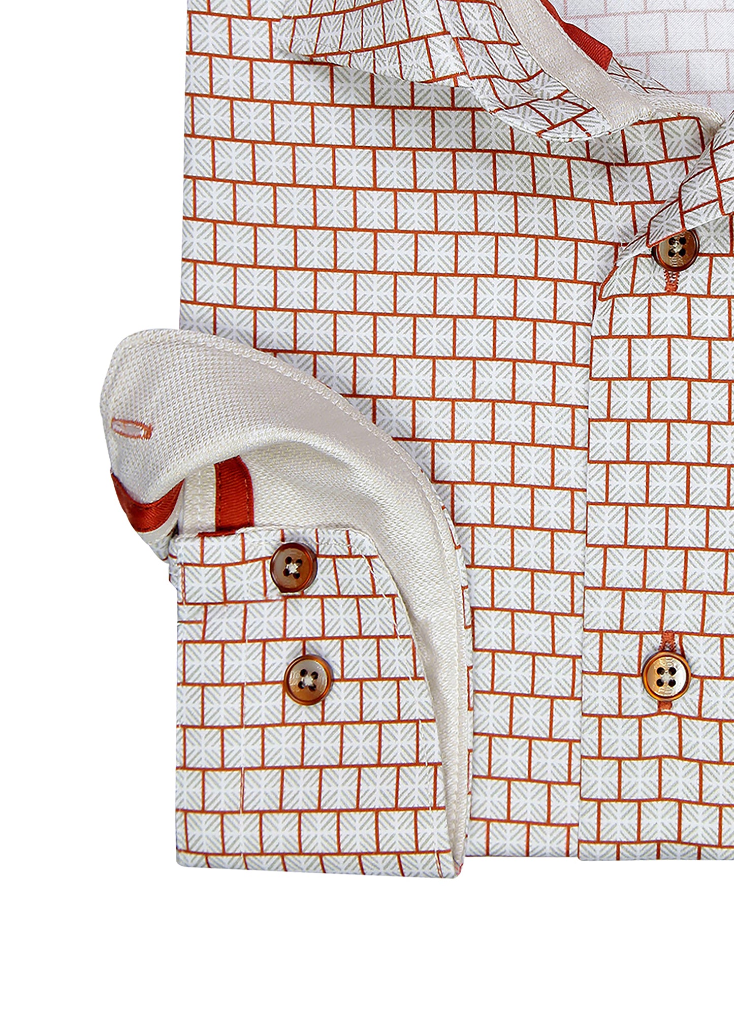 Geometric Harmony Tailored Men's Dress Shirt