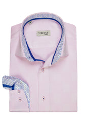 Pink shirt DRESS SHIRTS On Sale 30% Off Vercini