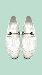 White shiny shoe SHOES Shoe Collection Vercini