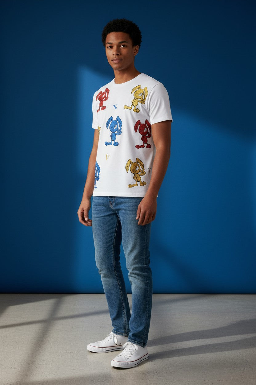 Playful Mischief Graphic T-Shirt | Vercini