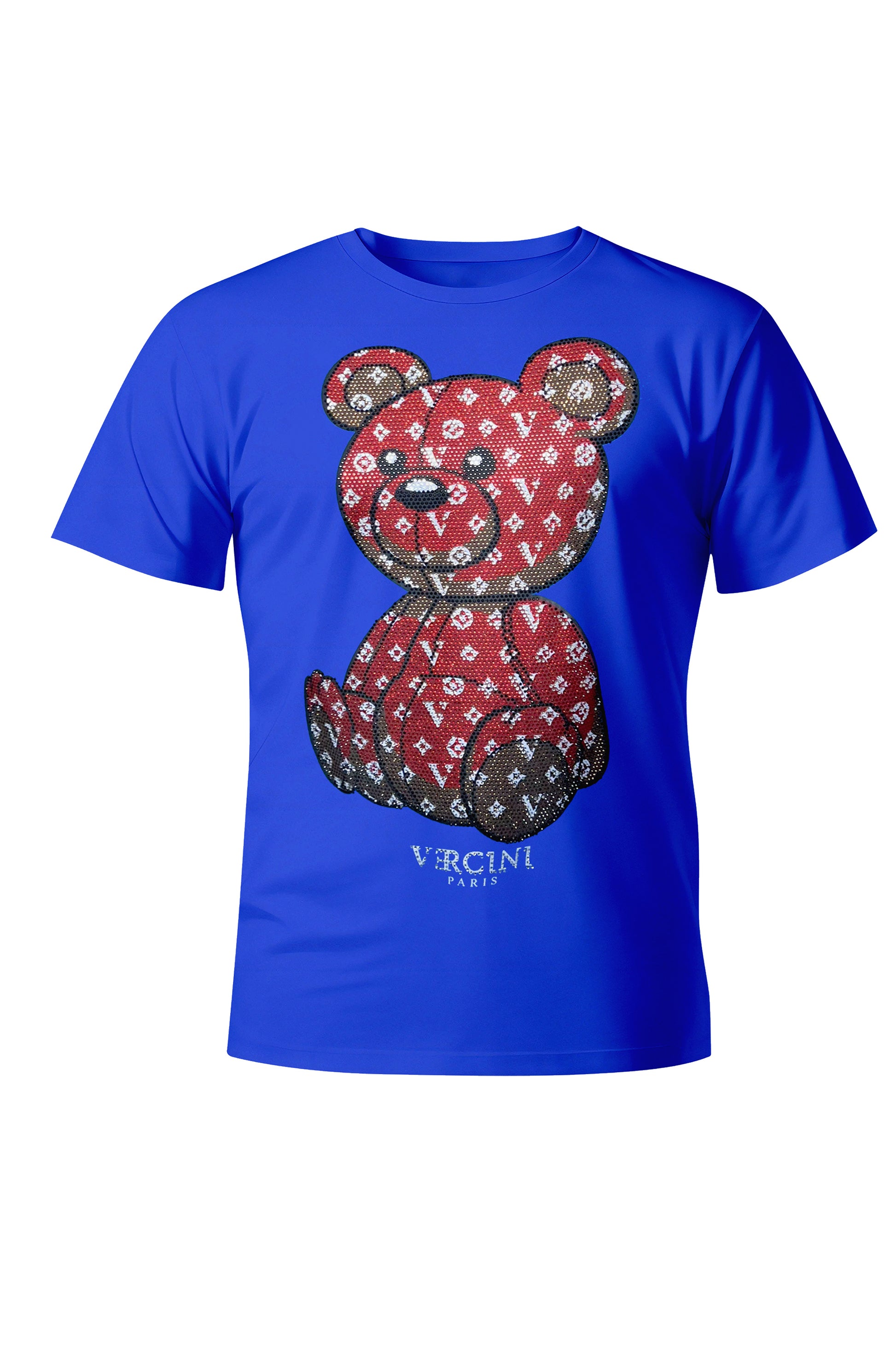 Patchwork Pals Teddy Bear T-Shirt VERCINI T-SHIRTS Shirt Collection Vercini
