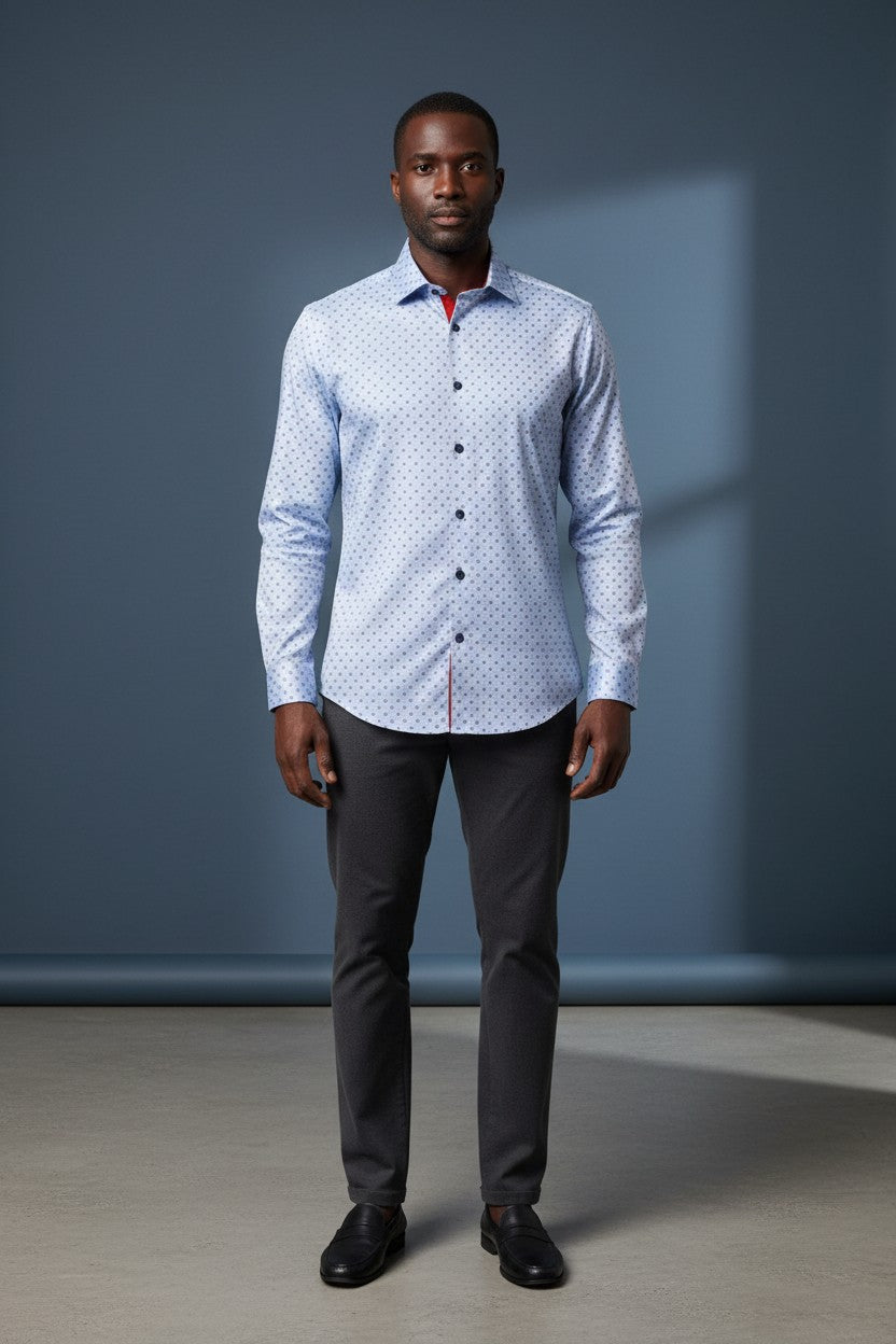 Vercini Abstract Artistry Dress Shirt
