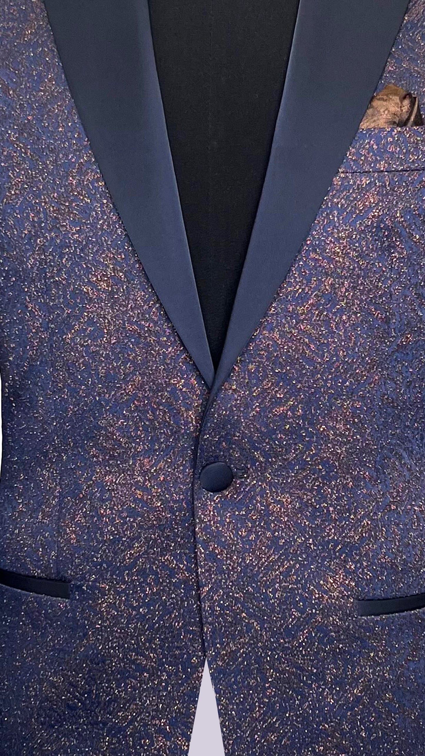 Vercini Exquisite Tuxedo Blazer with Jacquard Lining
