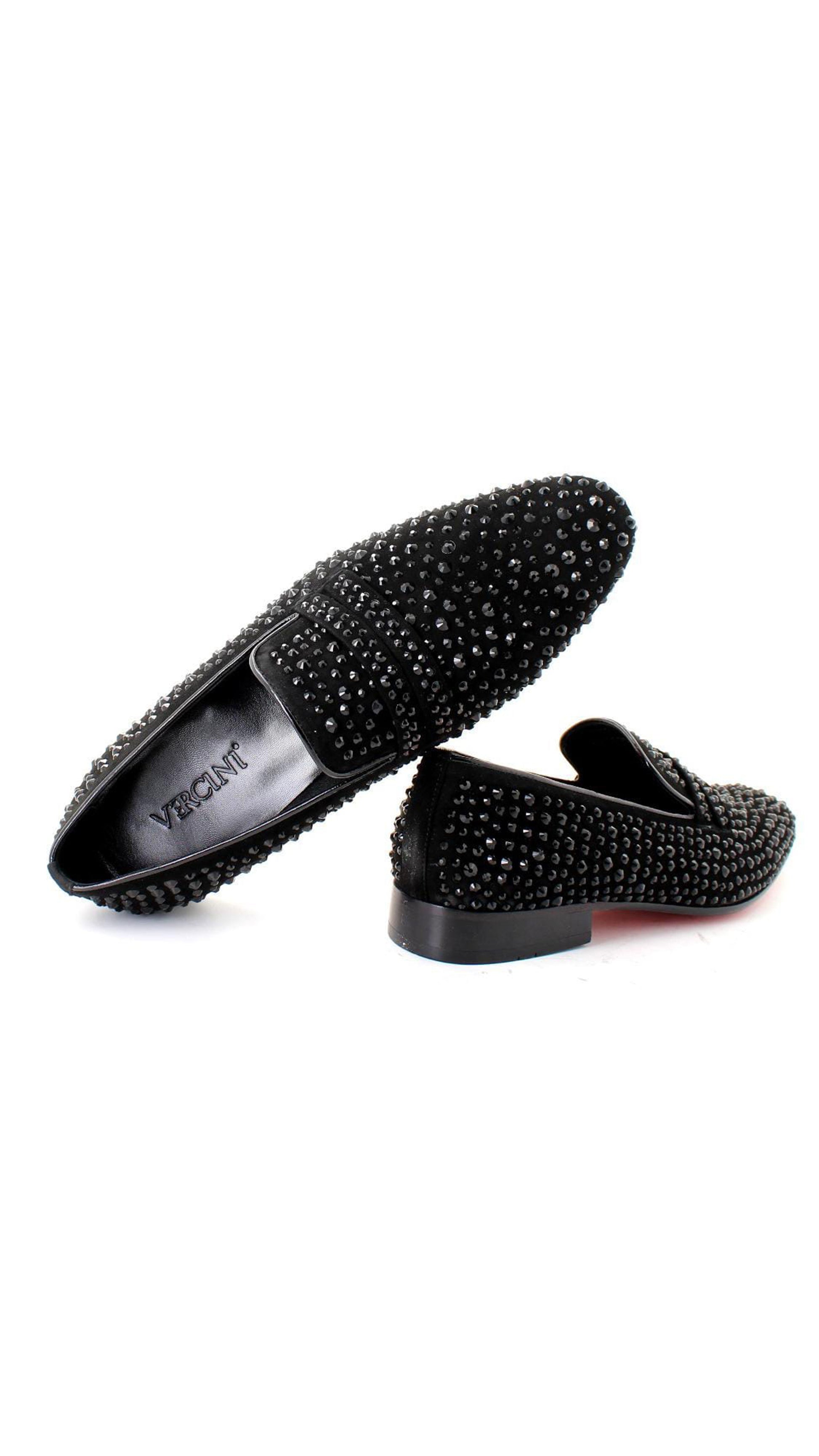 Vercini Luxe Studded Leather Loafers SHOES Shoe Collection Vercini