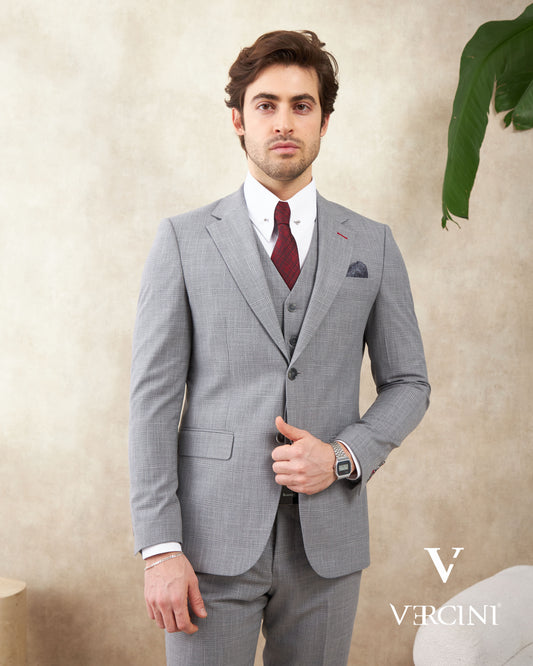 Vercini Metro Elegance Three-Piece Suit SUITS 3 Piece Suits Vercini