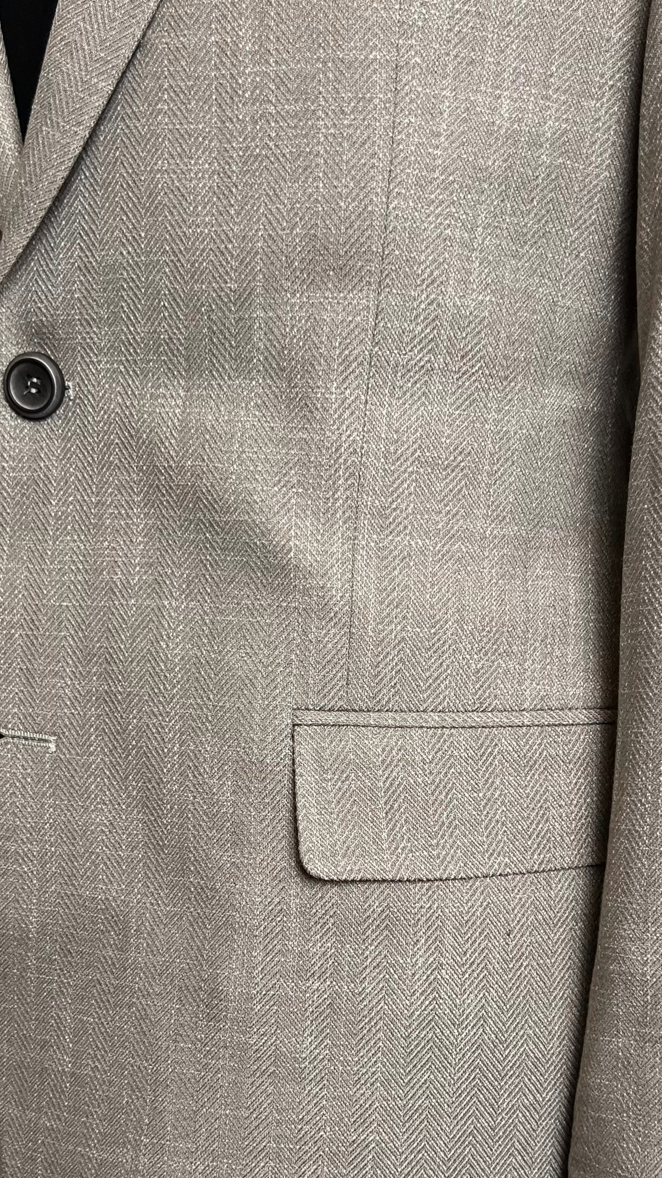 Modern Classic Taupe Wave Blazer