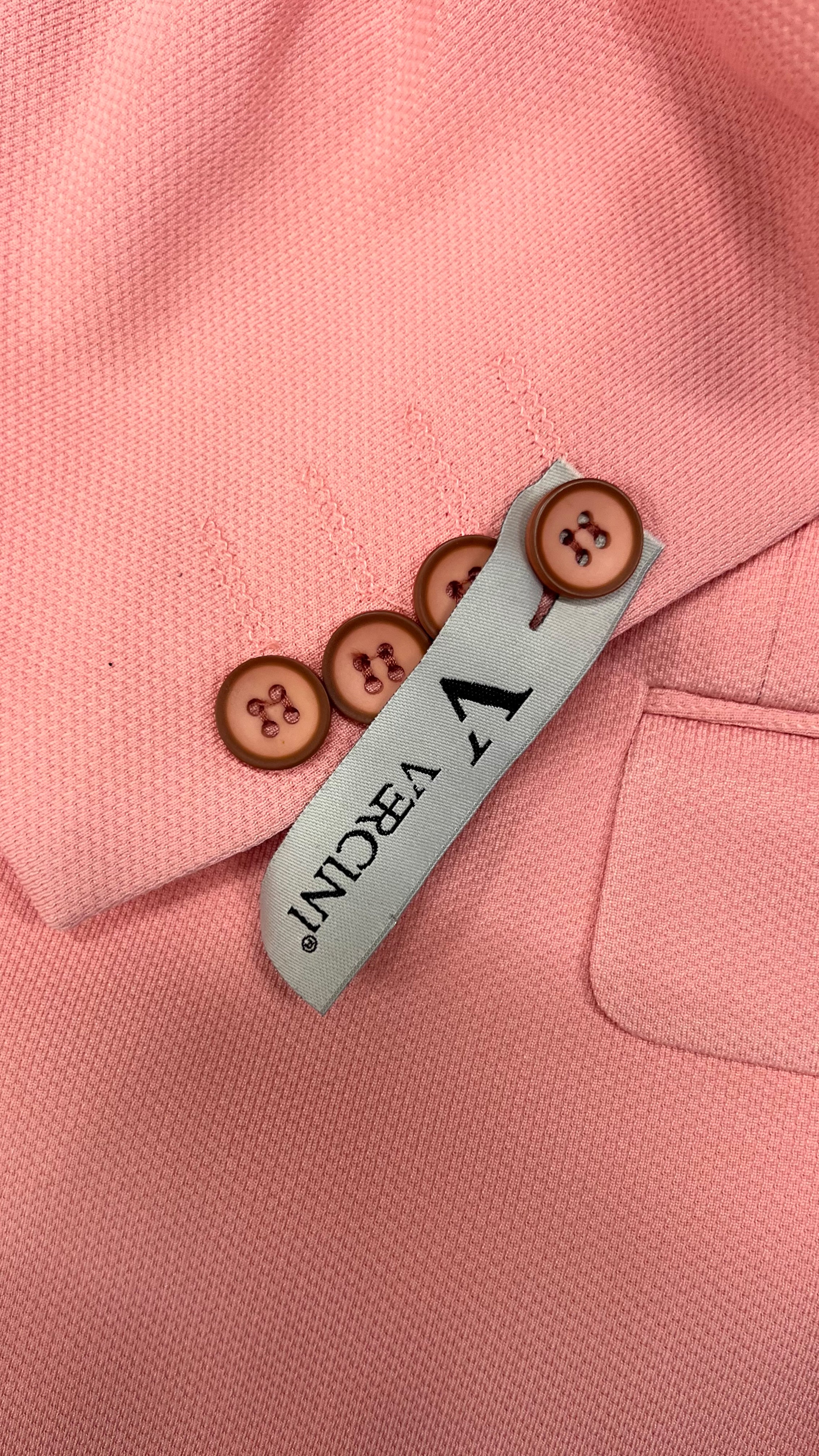 Rosé Elegance Cotton Blend Blazer
