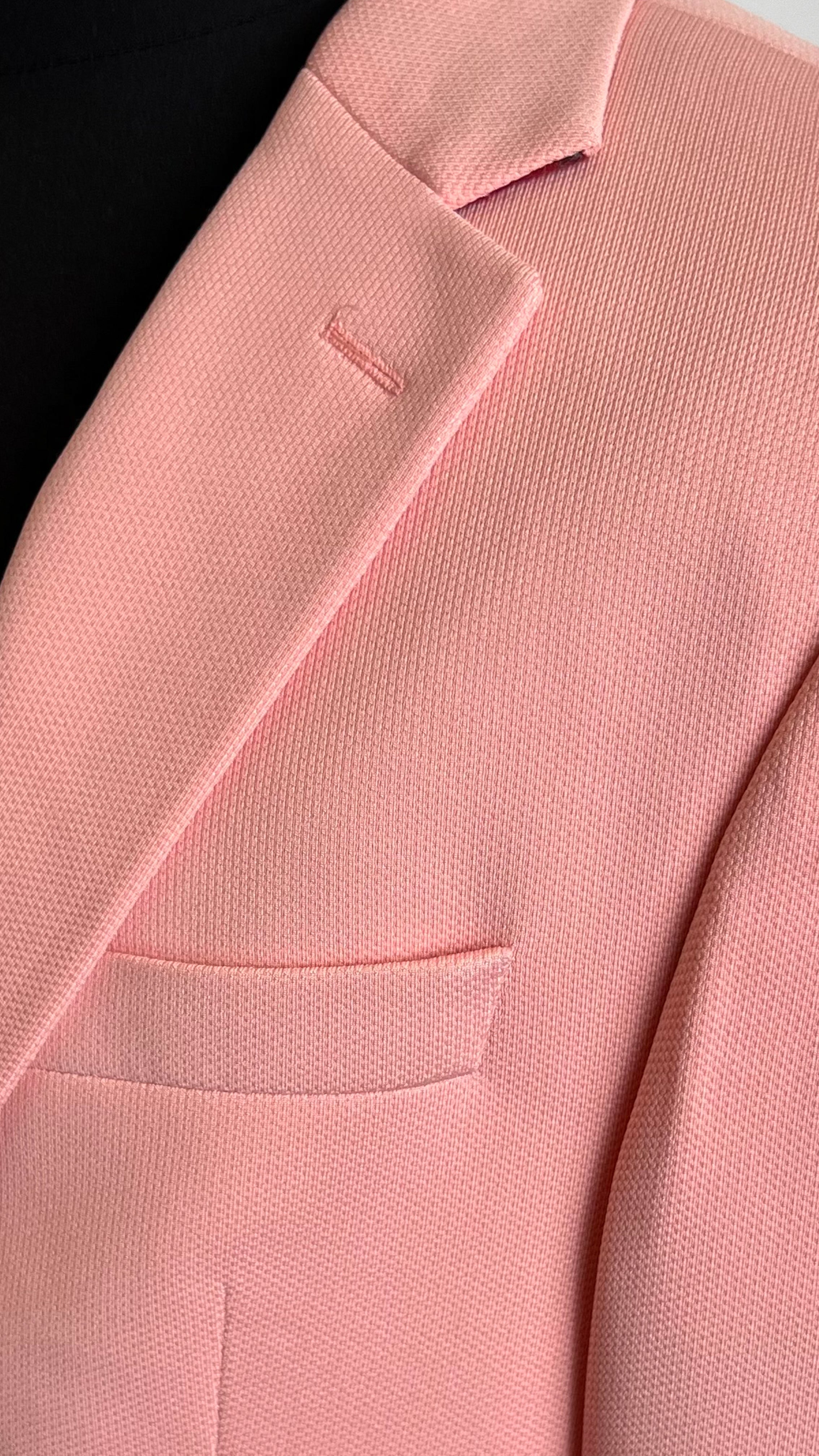 Rosé Elegance Cotton Blend Blazer