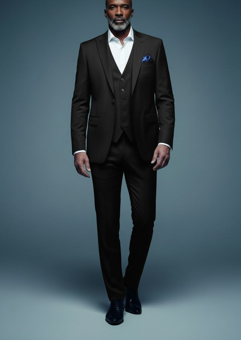 Vercini Slim Fit 3-Piece Suit | Jacket, Vest & Trousers