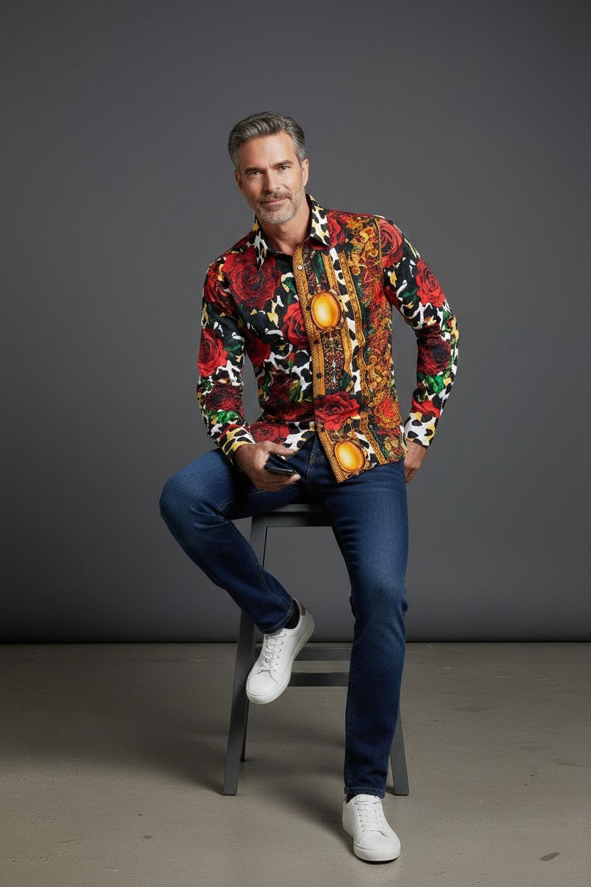 Under the Sun Button-Up Rhinestone Shirt Collection