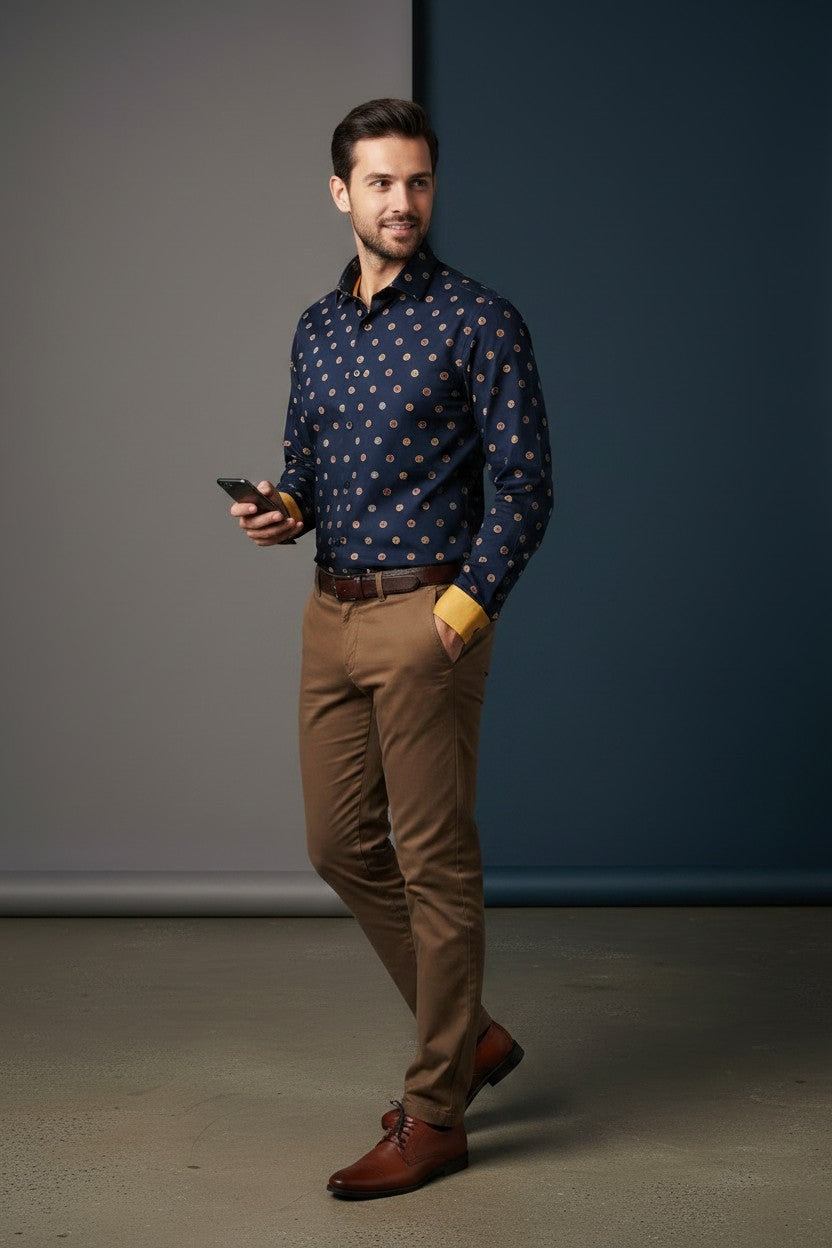 Regal Radiance Button Down Casual Shirt