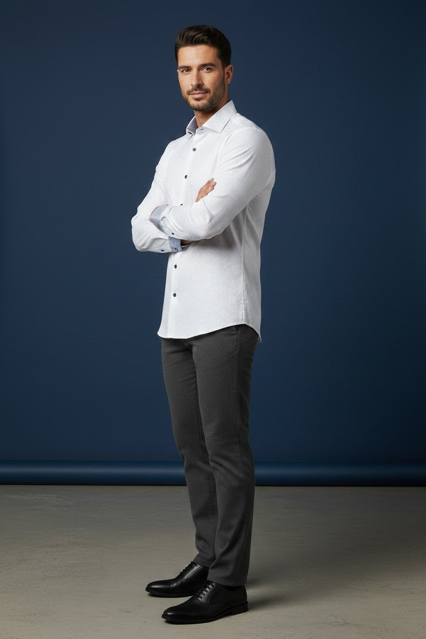 Vercini Y01 Signature White Dress Shirt