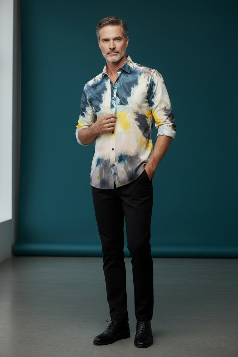 Vercini Sunrise Mirage Cotton Shirt