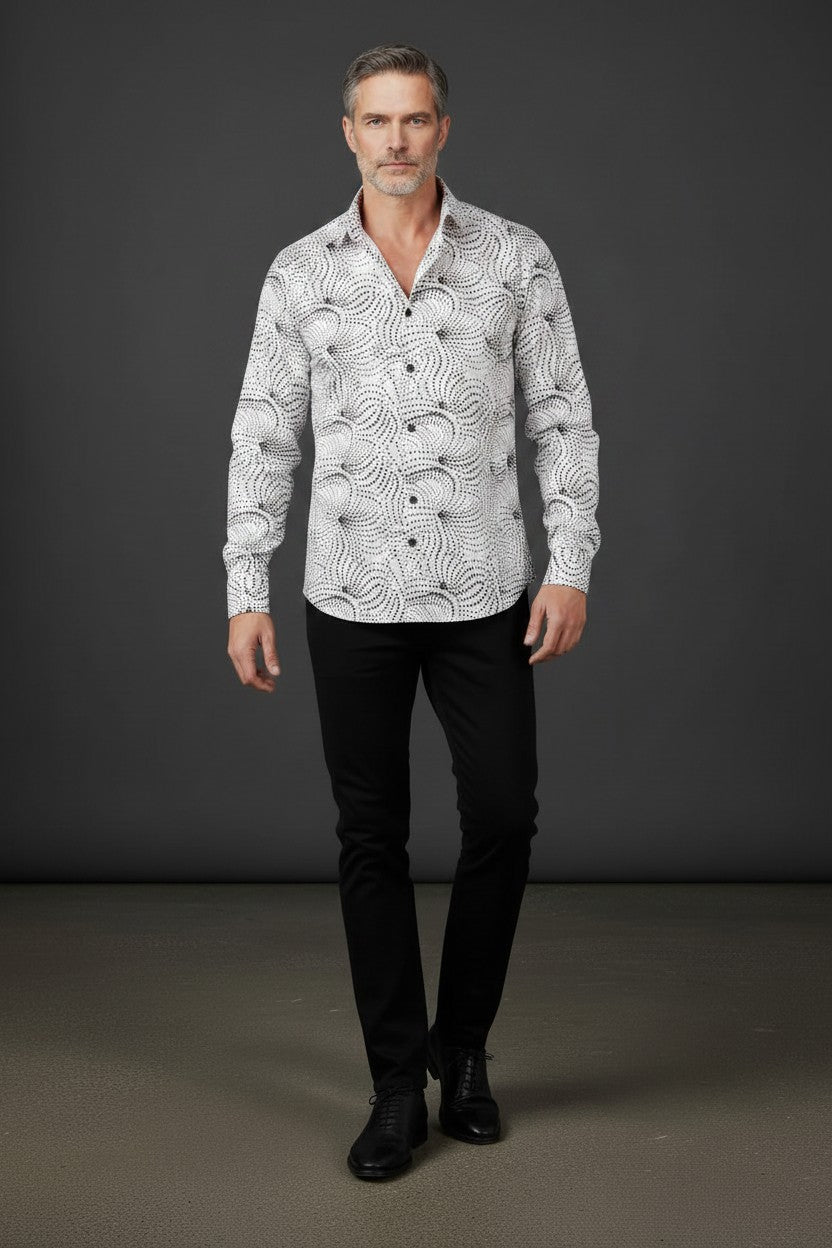 Stellar Pathway Men's Dress Shirt