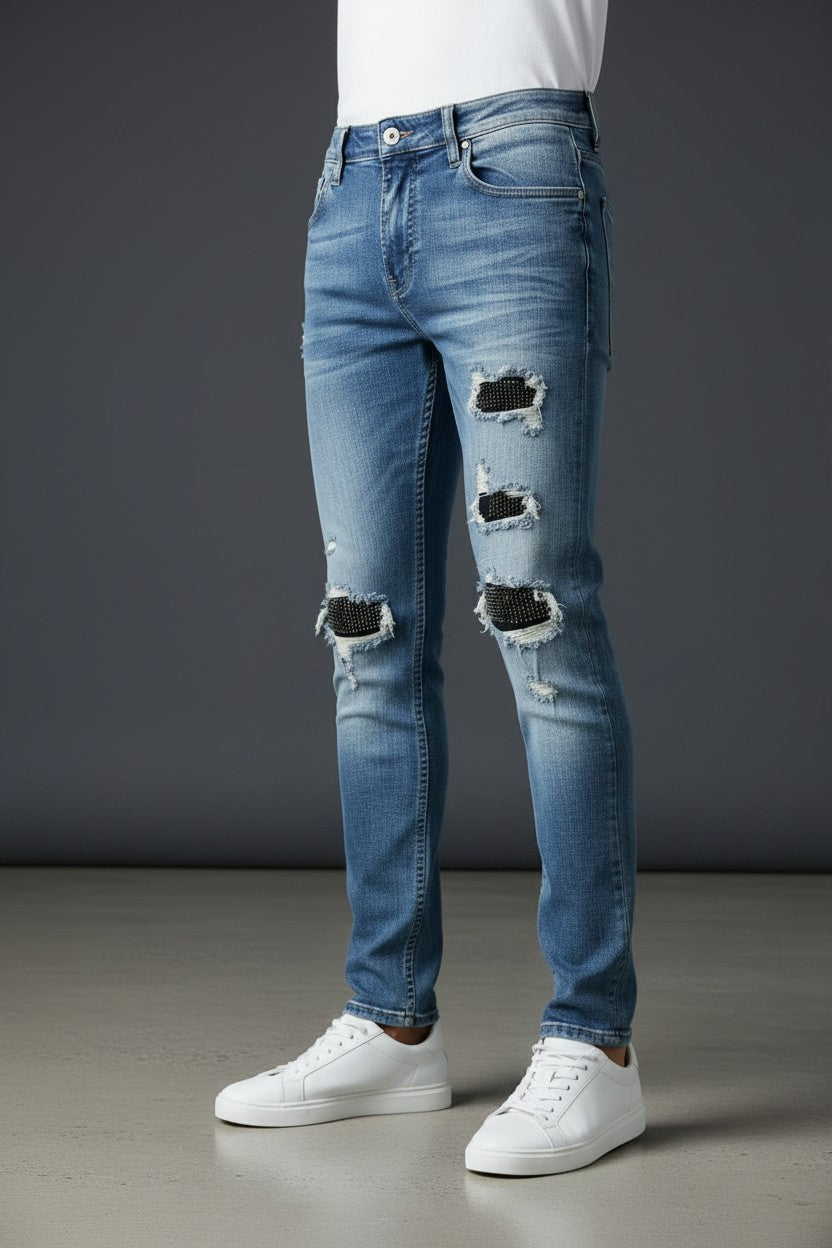 Vercini Signature Denim — Blue & Gold Edition