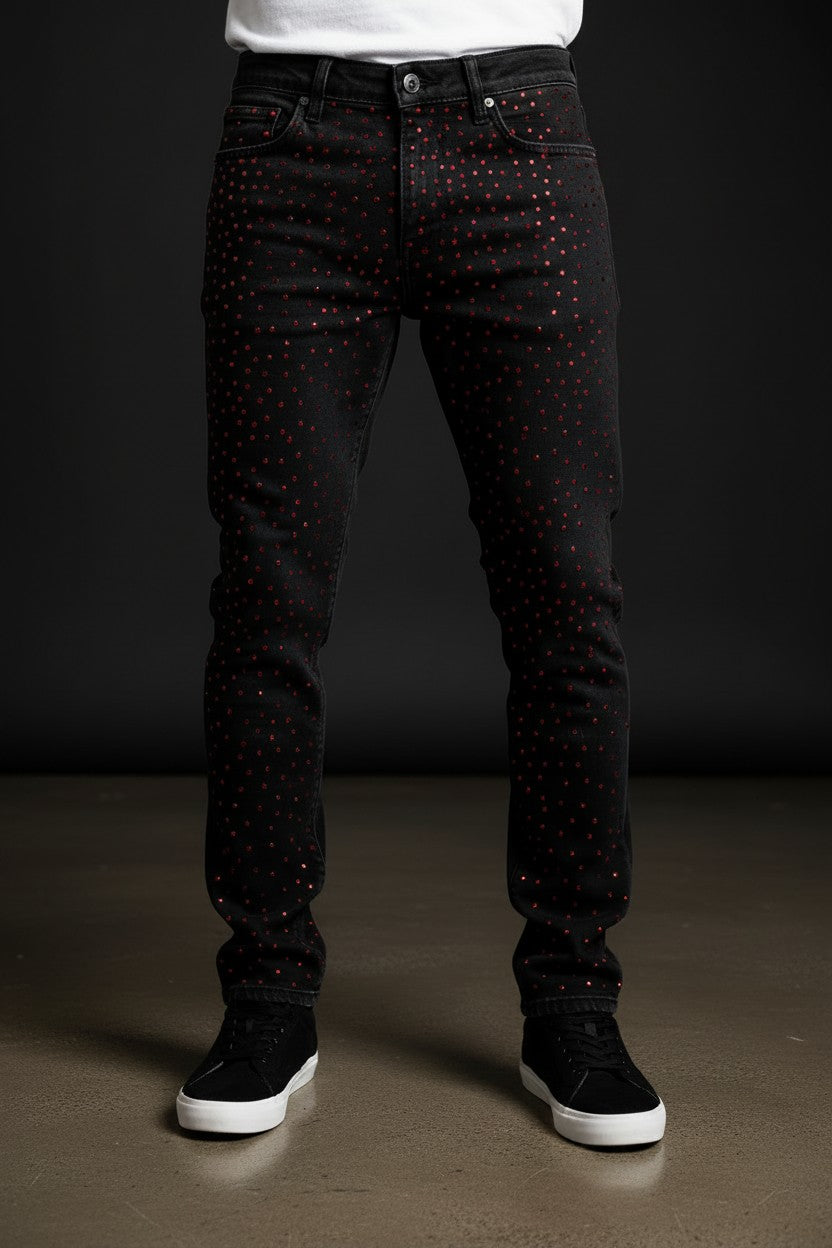 Dynamo Sparkle Denim — Luxury Embellished Jeans