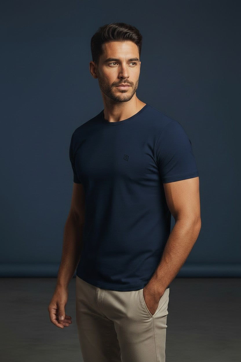 Vercini Signature Crew Neck T-Shirt – Premium Everyday Essential