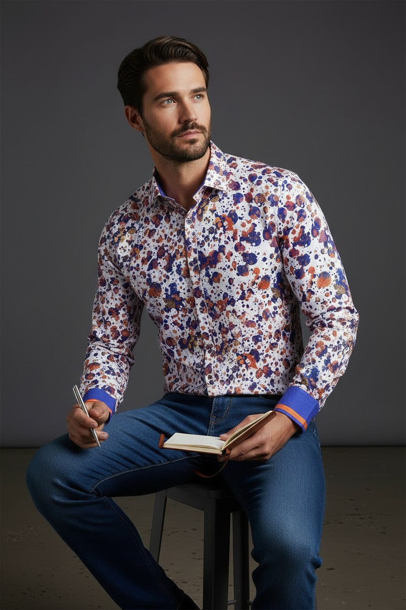 Coral Reef Splash Dress Shirt