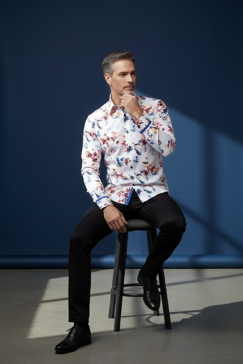 Vercini Y48 Watercolor Bloom Shirt