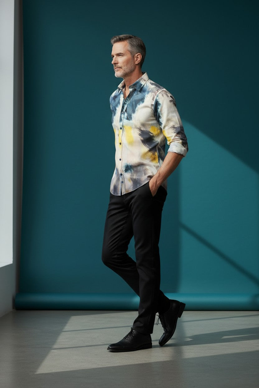 Vercini Sunrise Mirage Cotton Shirt