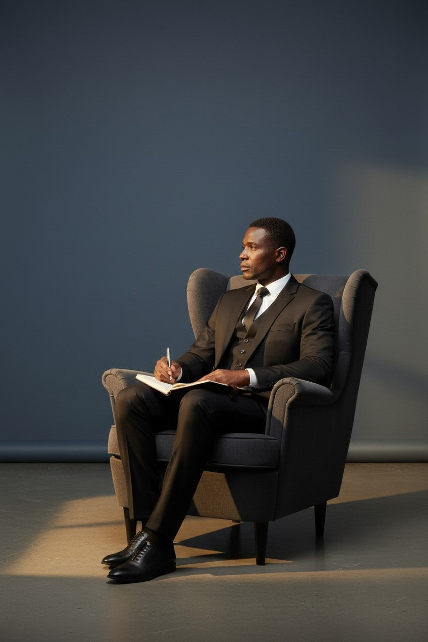 Solid Tailored Suit