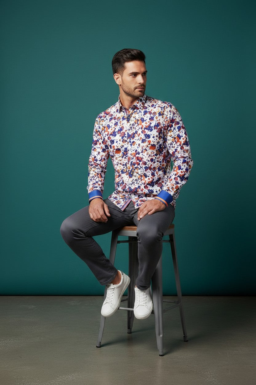 Coral Reef Splash Dress Shirt