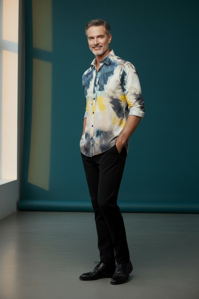 Vercini Sunrise Mirage Cotton Shirt