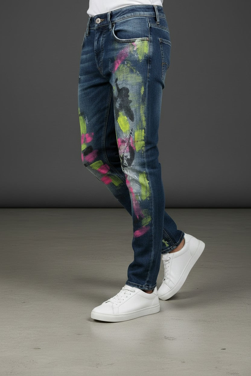 LES D.SIGNERS LES106 — Blue Slim Denim