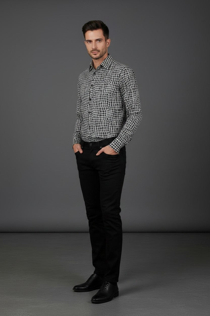 Vercini “Axis” Pattern Shirt