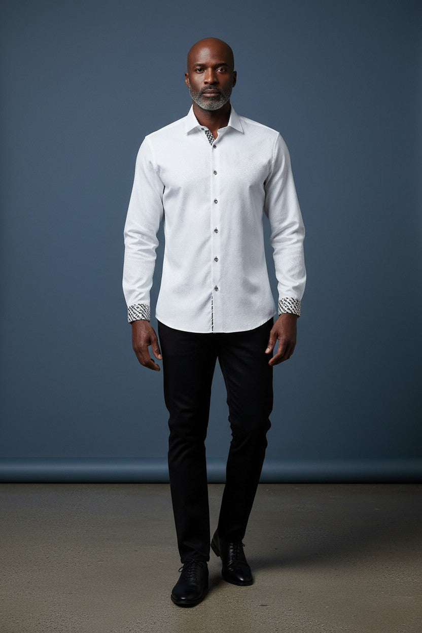 Vercini Abstract Artistry Dress Shirt VESC11
