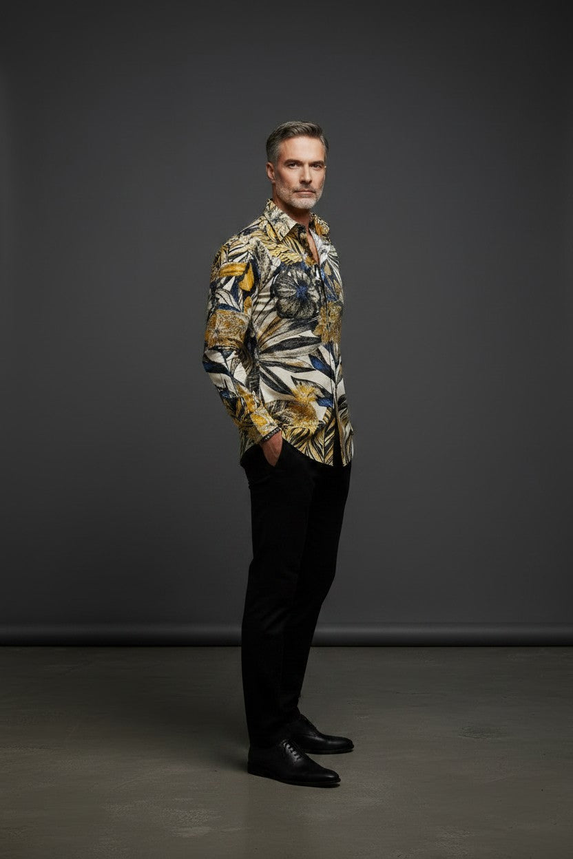 V VERCINI  SHINY SHIRT AFTER9