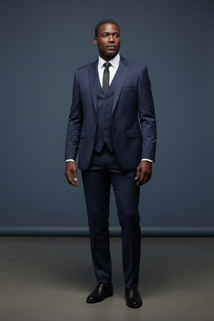 Solid Tailored Suit