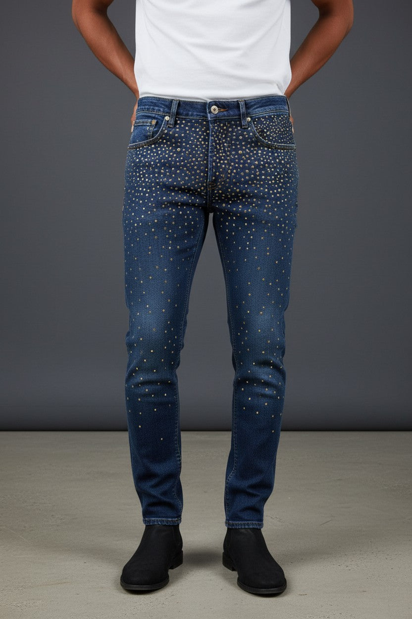 Dynamo Sparkle Denim — Luxury Embellished Jeans