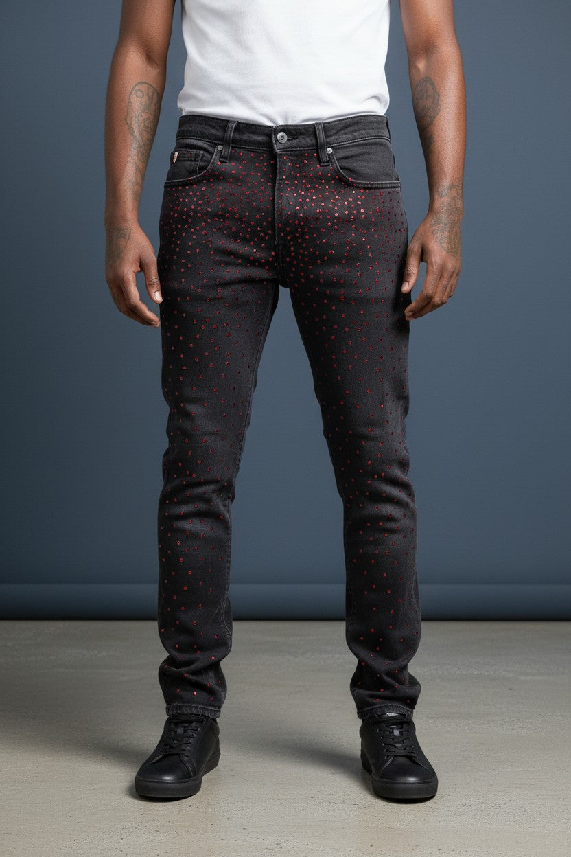 Dynamo Sparkle Denim — Luxury Embellished Jeans