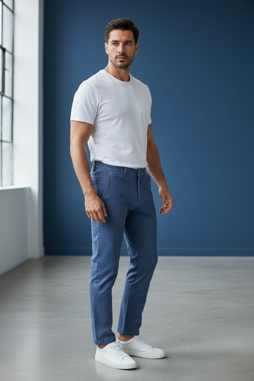 AVM Indigo Blue Dress Trousers
