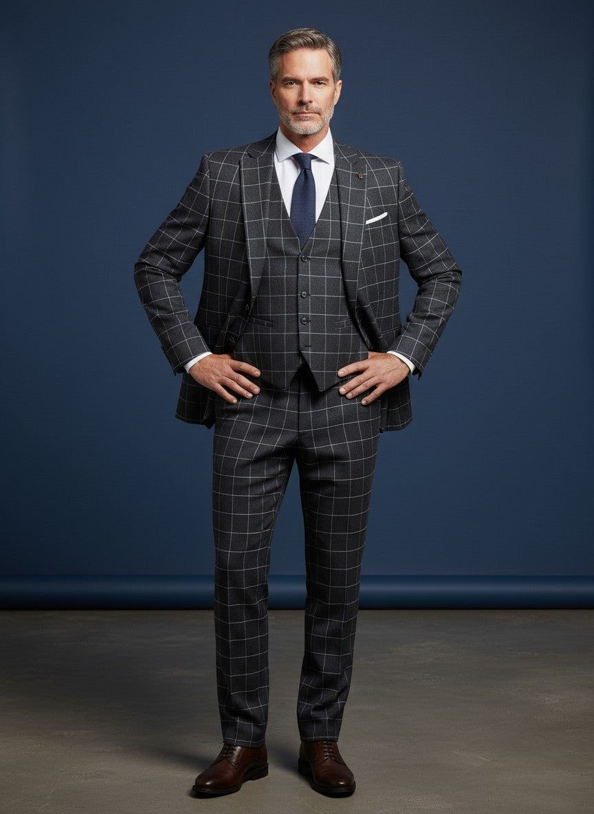 Vercini Prestige 3-Piece Suit | Luxury Men's Tailoring
