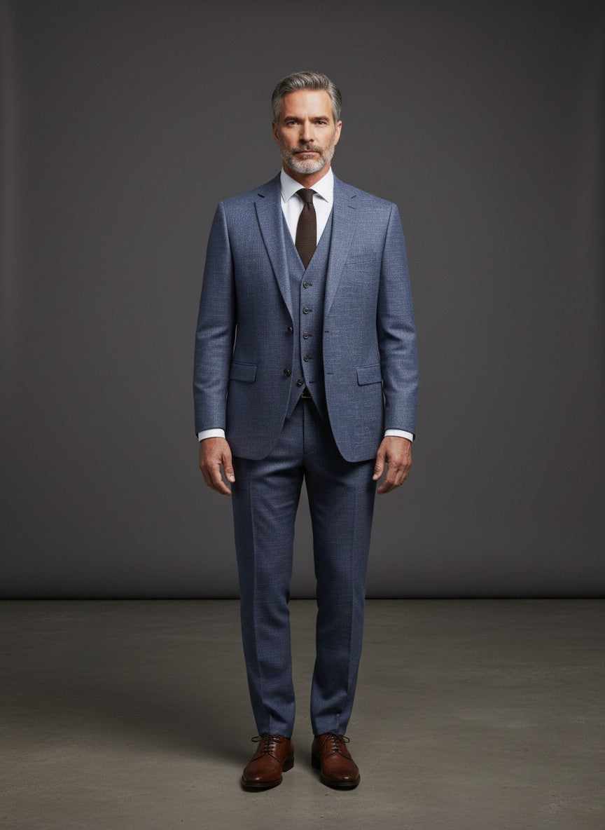 Men's Luxury 3-Piece Suit – Slim Fit Formal Ensemble