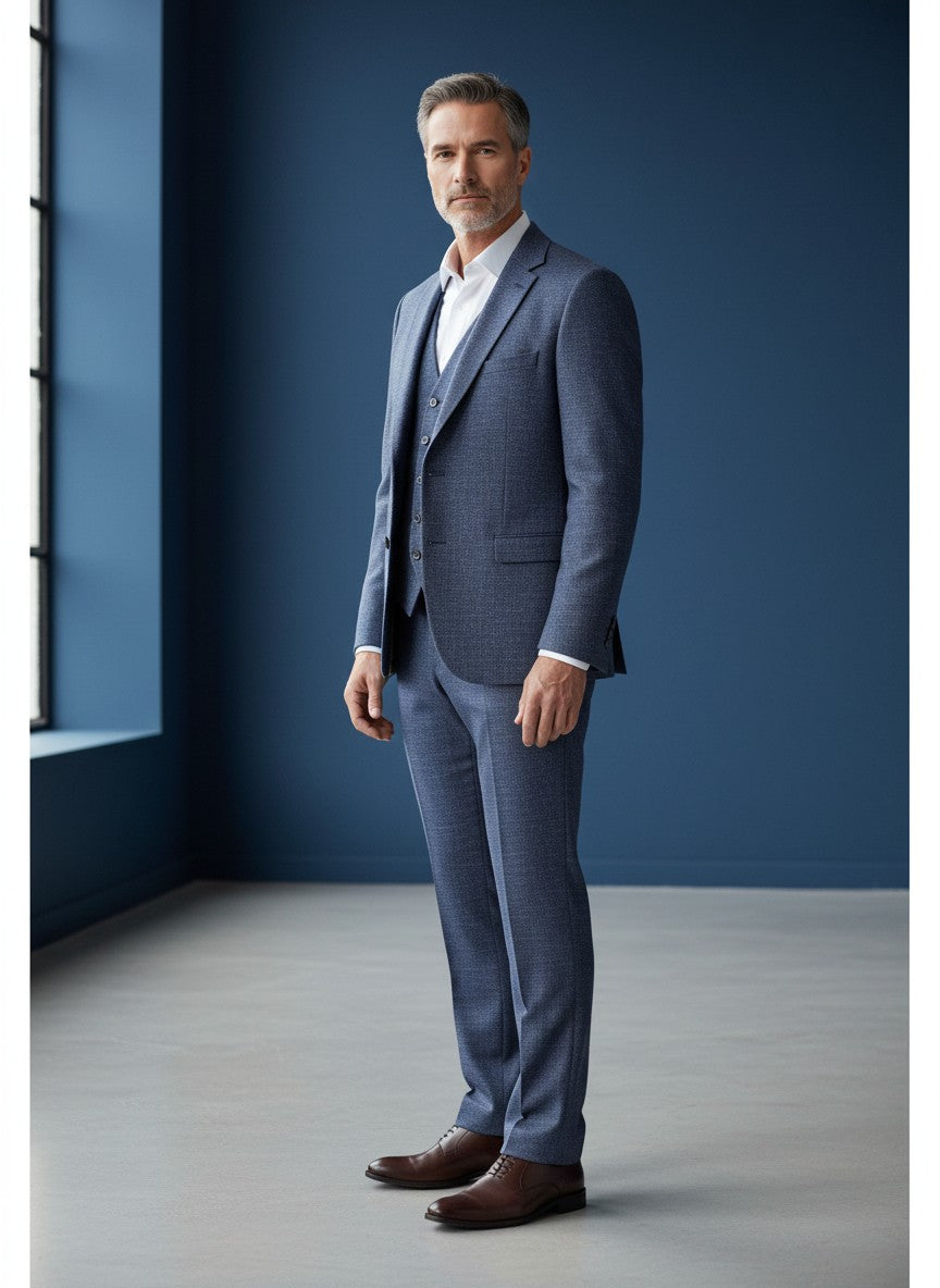 Men's Luxury 3-Piece Suit – Slim Fit Formal Ensemble