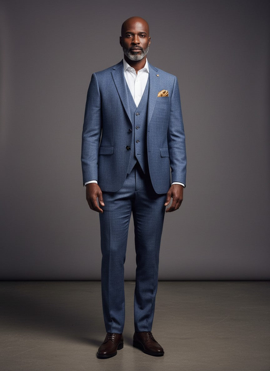 Men's Luxury 3-Piece Suit – Slim Fit Formal Ensemble
