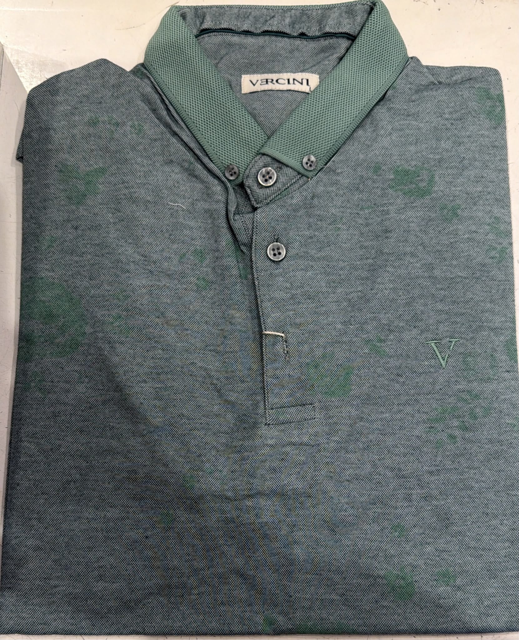 VERCINI SHORT SLEEVE SHIRTS V SIGN