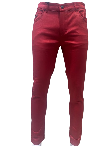 Red Mondo Studded Pants