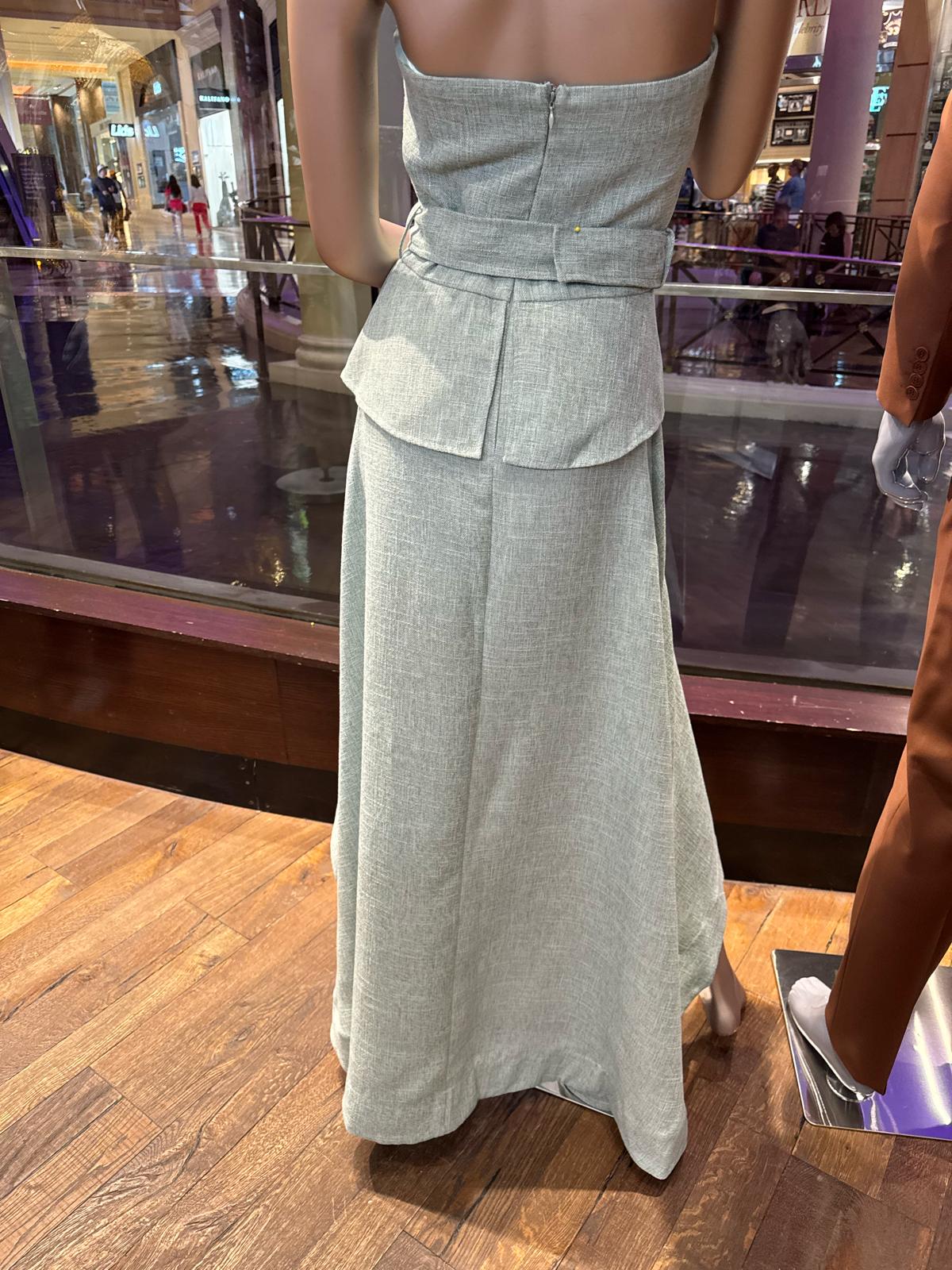 OLIVIA MINT  SHORT FFRONT LONG BACK DRESS