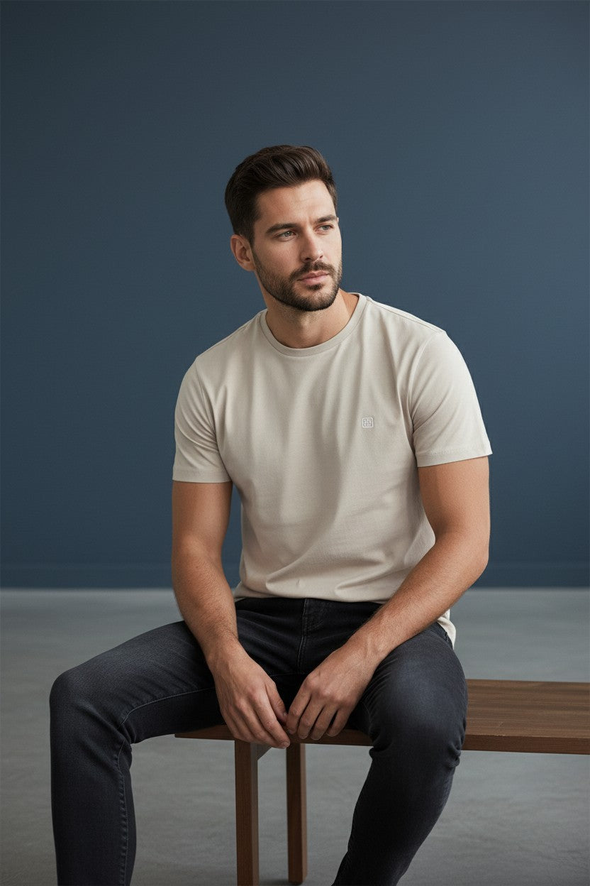 Vercini Signature Crew Neck T-Shirt – Premium Everyday Essential
