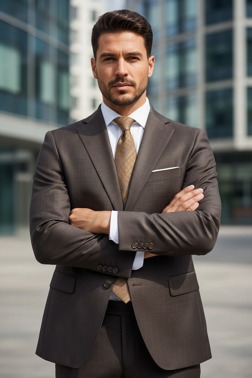 Masterclass modern luxury tailoring Wool Suit | M7035-15