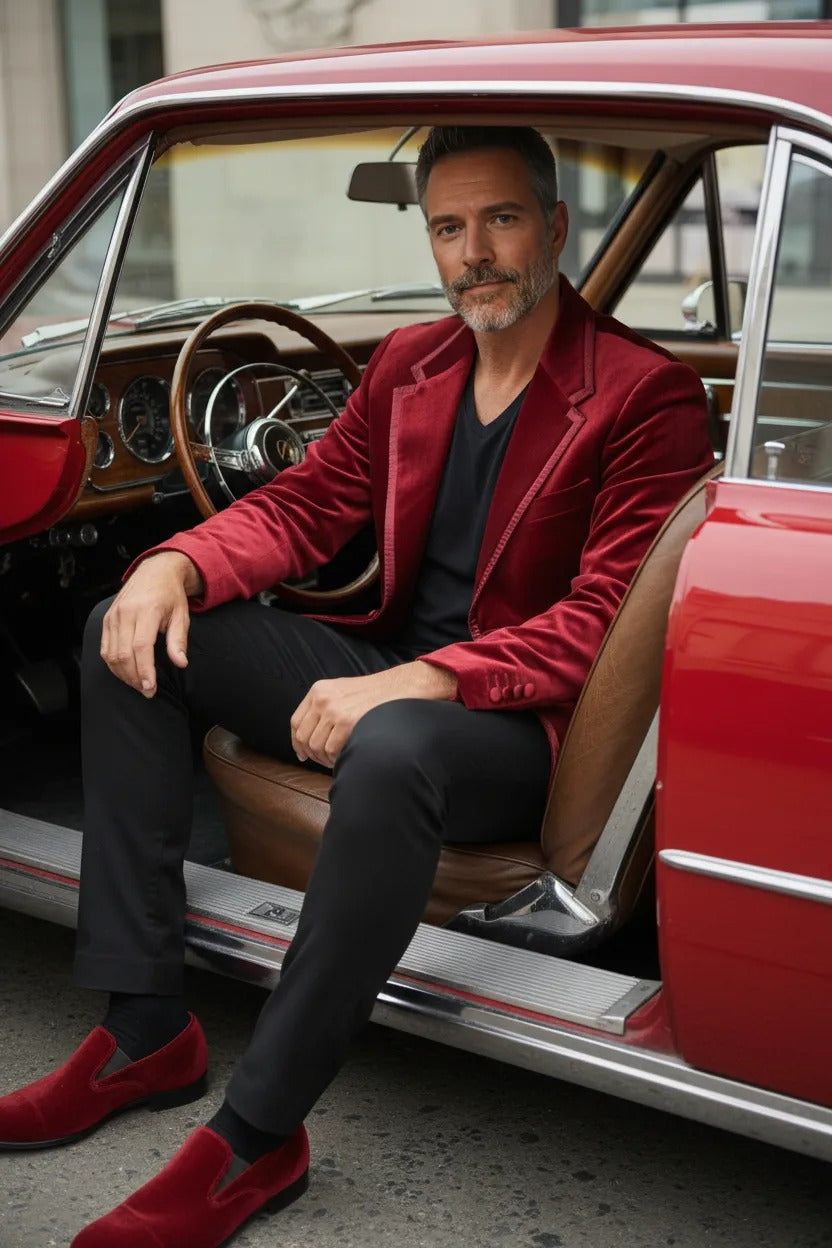 Velvet Blazer Collection: Vercini Men's Luxury Evening & Tuxedo Jackets