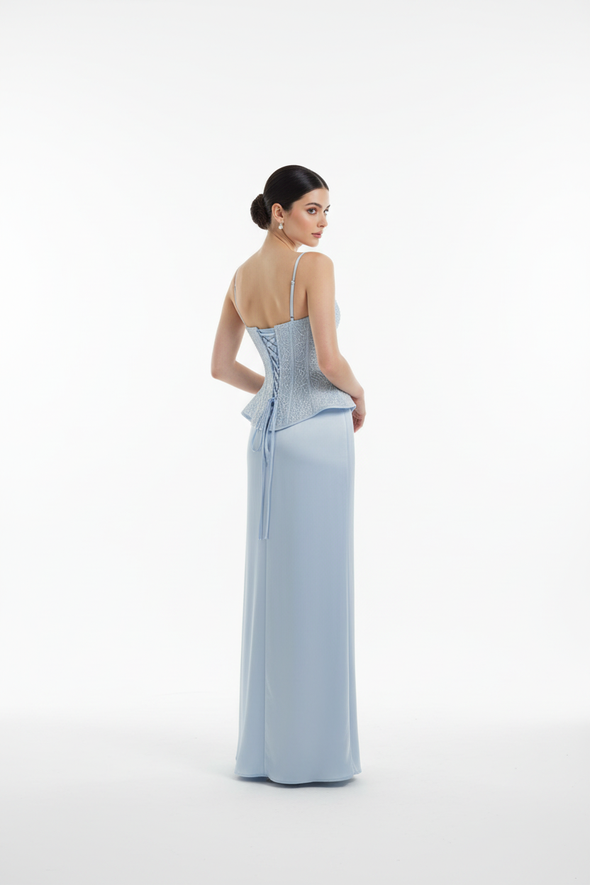 Back view over shoulder